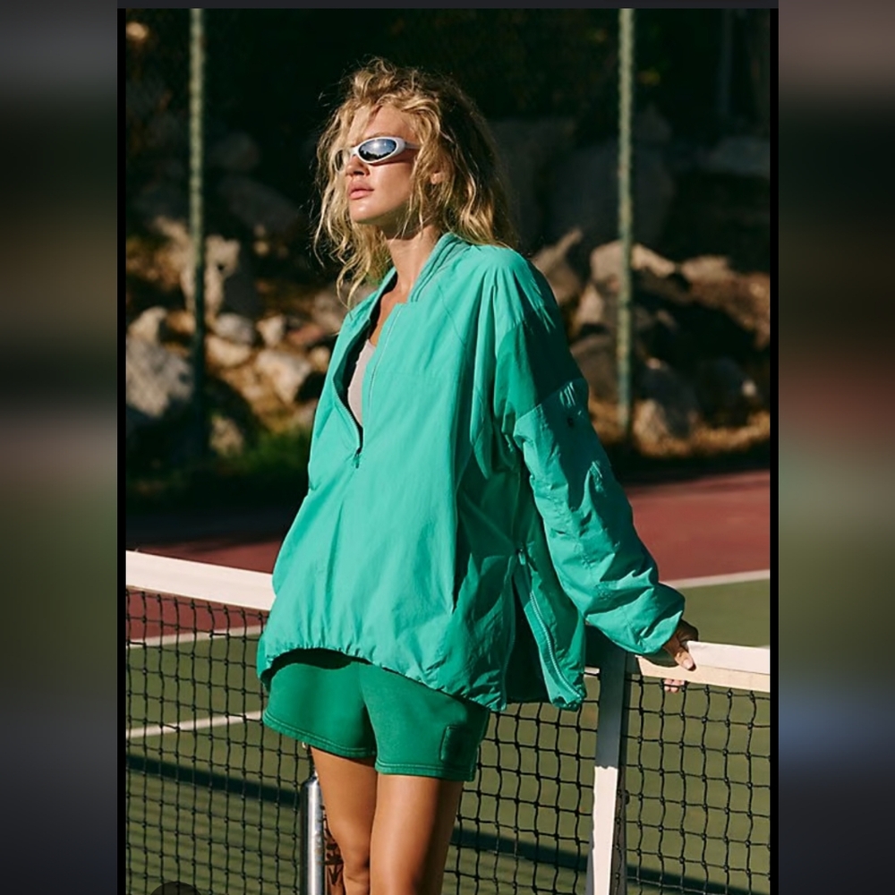 NWT Free People Match Up Rugby Pullover - Picture 1 of 9